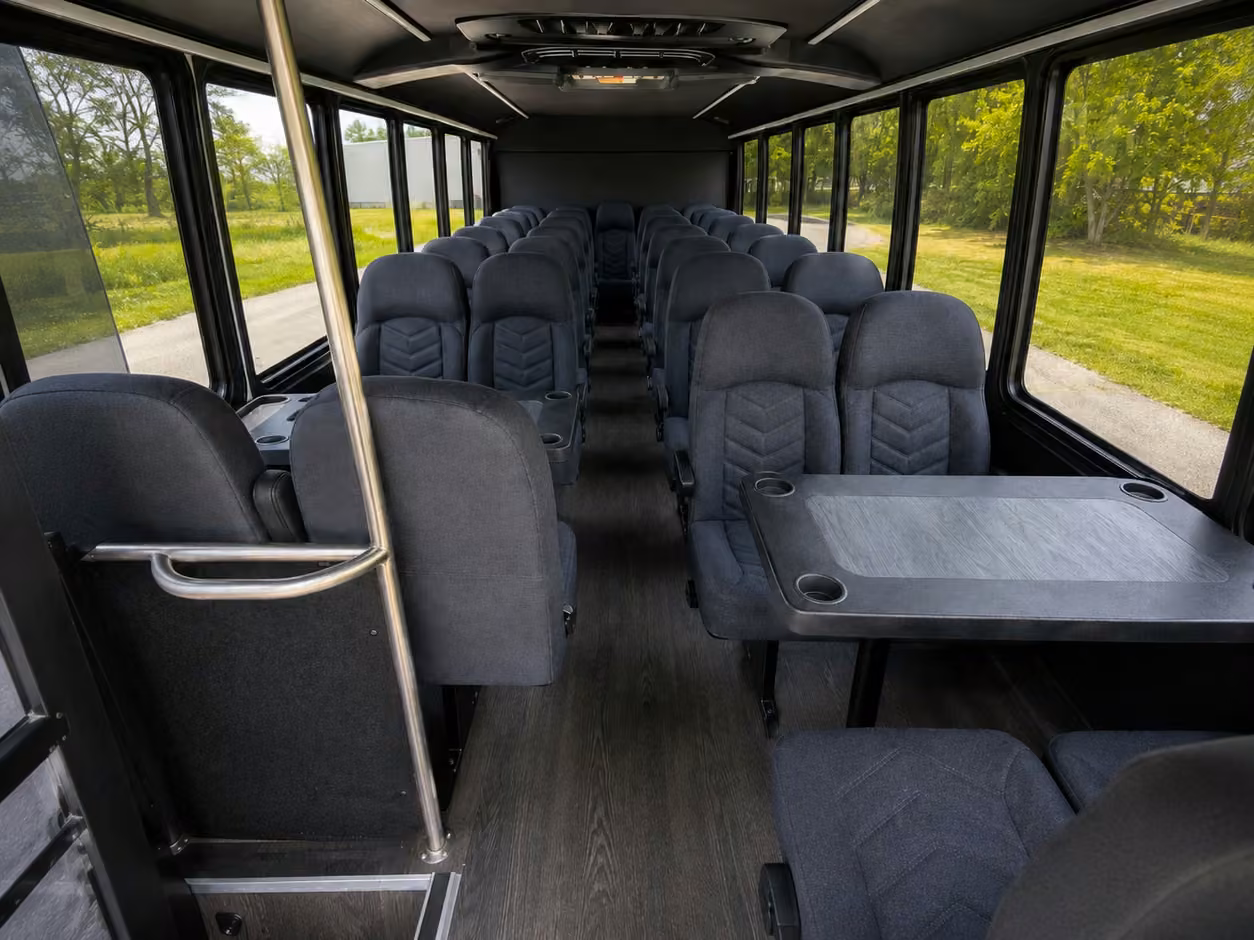 15 35 passenger minibus inside