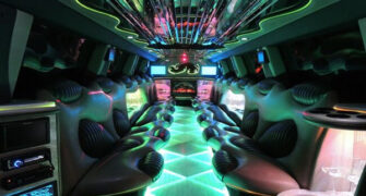 Hummer limo Tampa interior
