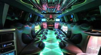 Hummer limo Bradenton interior