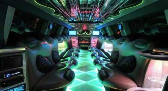 Hummer limo Tampa Bay interior